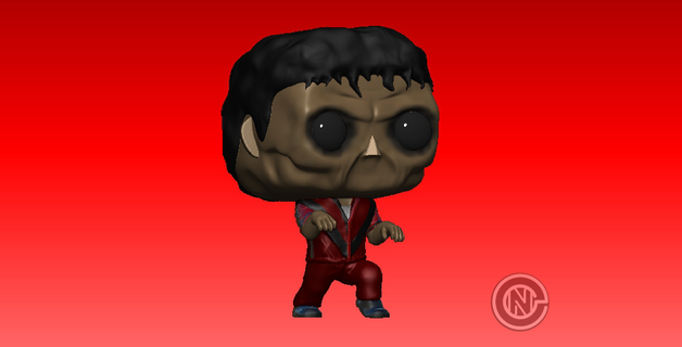Michael Jackson Thriller francais funko pop zombi art figure 3d print model - Mito3D