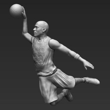 michael jordan 3d hazır stl n baskı sanat harden savaşçılar cavaliers shaq oneal durant köri kobe bryant nba basketbol los angeles lakers minyatür heykelcik lebron james 3d print model - Mito3D