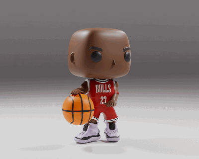 Michael Jordan funko pop basketball Michel terre mj libre 3d impression Football nba sports figure 3d print model - Mito3D