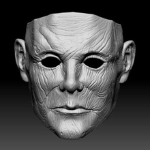 michael máscara art myers de halloween h2o horror la 3d print model - Mito3D