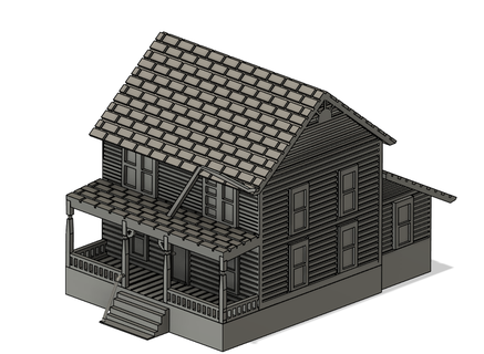 michael myers house halloween horror michael myers house arcitecture  3d print model - Mito3D