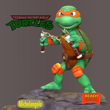 michelangelo - teenage mutant ninja turtles 3d print model - Mito3D
