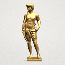 michelangelo 02 various house human people characters miniatures figurines statue sculpture historic architecture religion decor worship holy jesus christian church 3d print model - Mito3D
