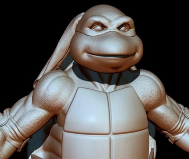 michelangelo ninja turtle cosplay tmnt turtles prop replica 3d print model - Mito3D