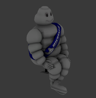 Michelin boisson 3d poupée 3d print model - Mito3D