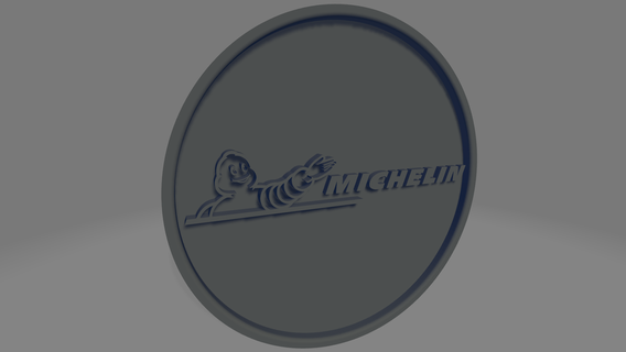 Michelin bardak altlığı 3d print model - Mito3D