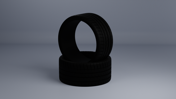 Michelin piloto esporte 4s carro pneus jogos diecast brinquedo colecionador pneu 3d print model - Mito3D