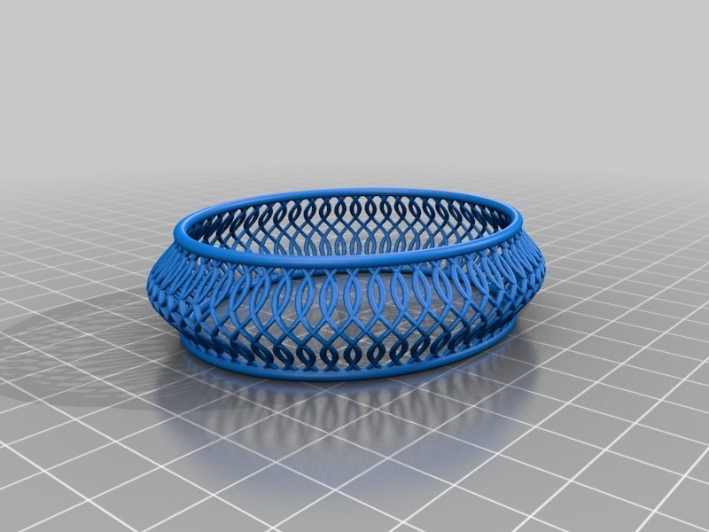 michelle torcere braccialetto progettista personalizzato braccialetti gioielleria 3D print model - Mito3D