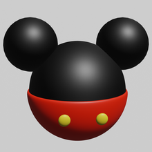 mickey art mouse 3d print model - Mito3D
