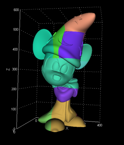 mickey 60cm sanat 3d print model - Mito3D