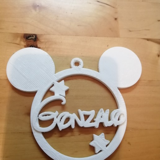 mickey bola de navidad casa 3D print model - Mito3D