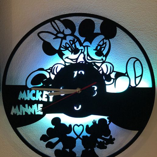 mickey clock  clock clock