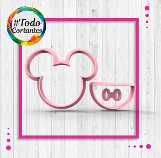 mickey cutter Home minnie daisy pluto donald woofy disney brand marker cookie cutters markers playhouse mouse 3d print model - Mito3D