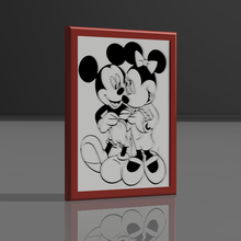 mickey decorative frame 3d print model - Mito3D