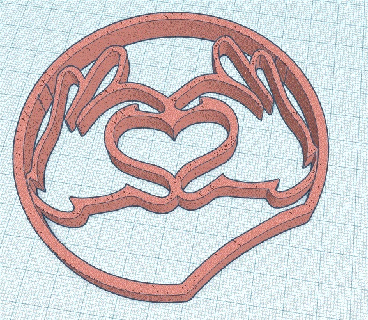 Mickey oreilles cœur disney mains Bandeau l'amour Souris 3d impression 3d print model - Mito3D
