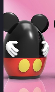 mickey easter egg 3d print model - Mito3D