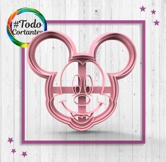 mickey face cutter Home minnie daisy pluto donald woofy disney brand marker cookie cutters markers playhouse mouse 3d print model - Mito3D