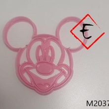 Mickey cara marcador cortador Arte agudo afilado Galleta 3d print model - Mito3D