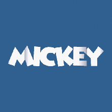 mickey flip text 3d print model - Mito3D