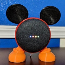 Mickey Google mini disney Accueil maison Souris intelligent 3d print model - Mito3D
