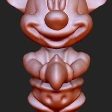 mickey greeting game 3d print model - Mito3D