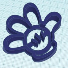 mickey hand cookie cutter home fondant cookies 3d print model - Mito3D