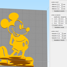 mickey holder phone stand base mouse 3d print model - Mito3D