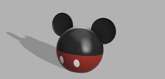 mickey Schmuck Schüssel Zuhause Haus Maus Walzer Disney Minniey Dekorationen Welt 3d print model - Mito3D