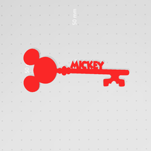 mickey Schlüssel disney-Taste verschiedene disney 3d print model - Mito3D