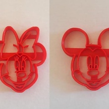 mickey minnie cookie cutter vari di taglio mausoleo jannie biscotto 3d print model - Mito3D