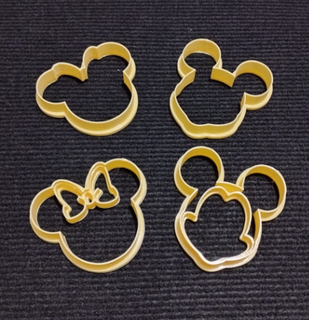 Mickey Minnie kesici kesme kurabiye 3d print model - Mito3D