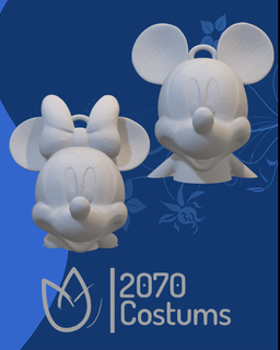 Mickey minnie magia 3d print model - Mito3D