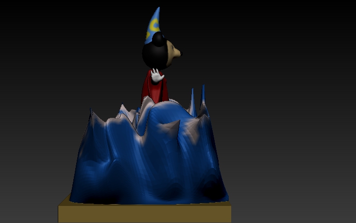 Mickey Souris Cadre 3d Disney enfance souris 3D print model - Mito3D