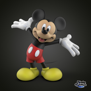 mickey rato Disney Mickey Mouse Admirador arte desenho animado quadrinho 3dart brinquedo colecionável 3d print model - Mito3D