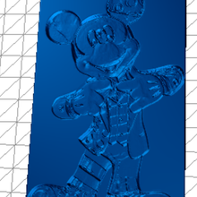Mickey ratón 3d pintura pintar 3d print model - Mito3D