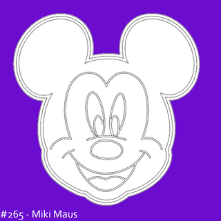 mickey Maus Plätzchen Cutter stl Datei Karikatur 3d print model - Mito3D