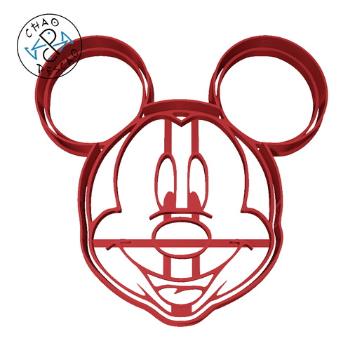 Topolino topo disney biscotto taglierina fondente polimero argilla gadget dasy minnie Plutone Sciocco donald anatra 3D print model - Mito3D