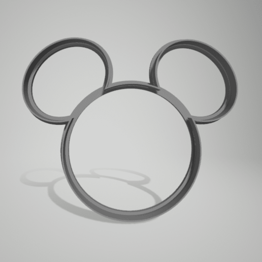 Mickey fare Minnie kurabiye kesici el ayakkabı kısa 3D print model - Mito3D