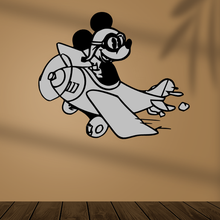 mickey mouse airplane decorative pendant 1 3d print model - Mito3D