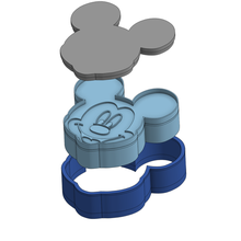 mickey mouse bath bomb mould gadget 3d print model - Mito3D