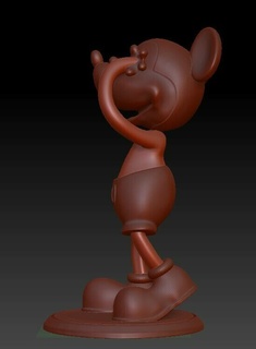Mickey fare kan gözler Sanat Mickey fare fare kan gözler meme 3d print model - Mito3D