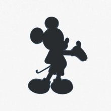 Mickey fare kek topper Disney karikatür 3d print model - Mito3D