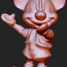 mickey mouse impegnativo gioco 3d print model - Mito3D