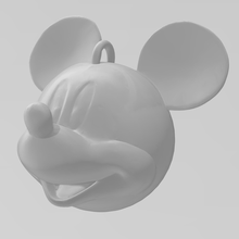 mickey mouse christmas ornament seasons baubles 3d print model - Mito3D
