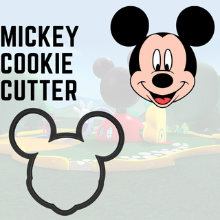 mickey mouse cookie cutter cookies minnie disney 3d print model - Mito3D