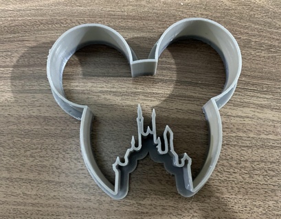 Mickey ratón Galleta cortador 3d print model - Mito3D