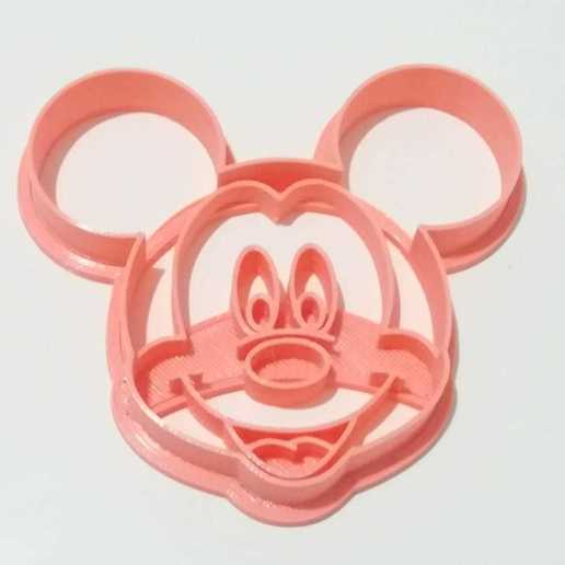 mickey mouse cookie cutter vari del 3D print model - Mito3D