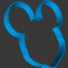 mickey mouse cookie cutter  mickey mouse mouse cookie cutter cookie 3d print model - Mito3D