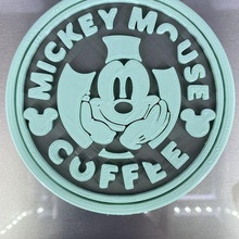 mickey mouse drinkcoaster coaster cartoon idealab home household 3d print model - Mito3D