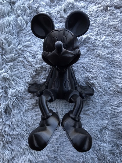 mickey ratón figura arte juguete disney 3d print model - Mito3D